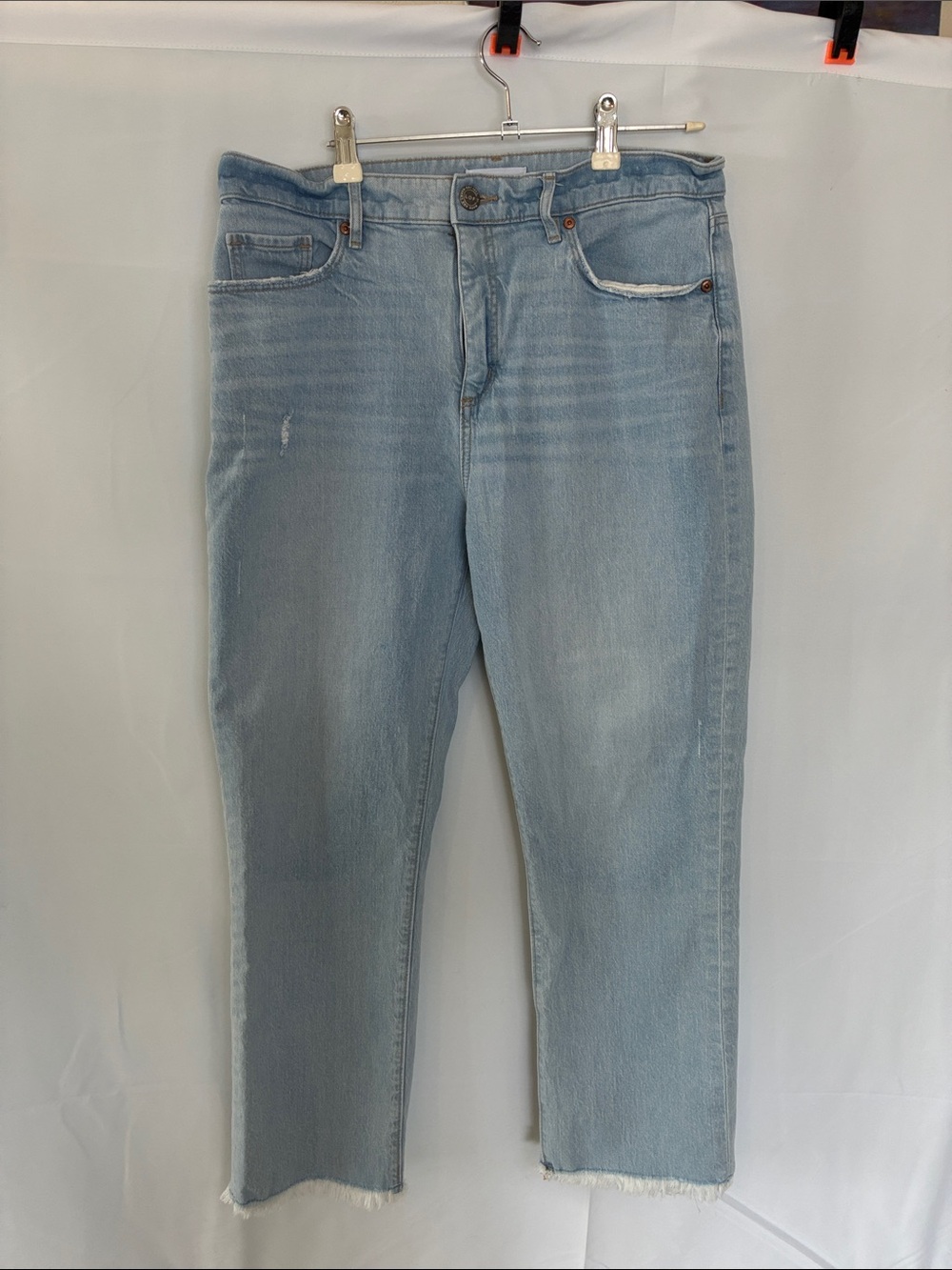 LOFT Light Blue Ankle Cropped Jeans